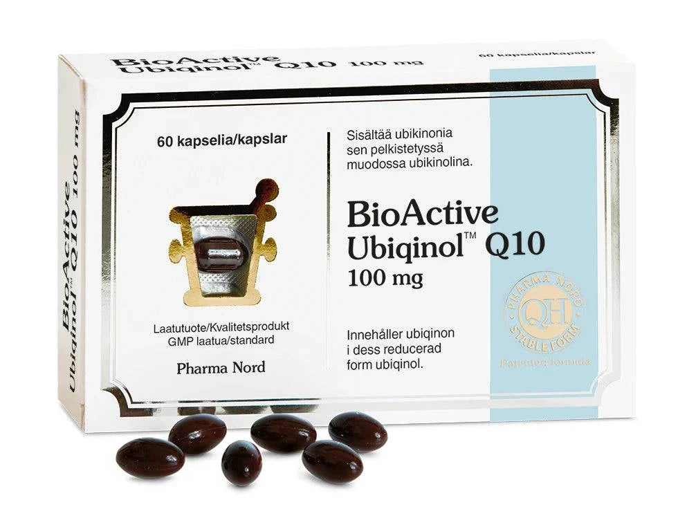Pharma Nord BioActive Ubiqinol 100 mg Q10 60 kaps. - Sinunapteekki.fi
