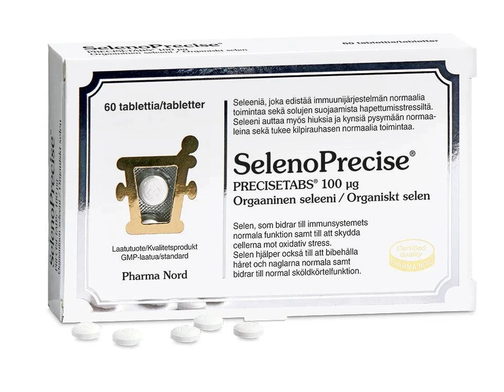 Pharma Nord SelenoPrecise - Orgaaninen Seleeni 100 µg 60 tabl. - Sinunapteekki.fi