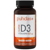 Puhdas+ D3-Vitamiini 125 µg 60 kaps.