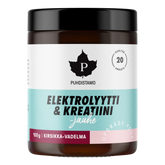 Puhdistamo Elektrolyytti & Kreatiini -jauhe Kirsikka-Vadelma 100 g