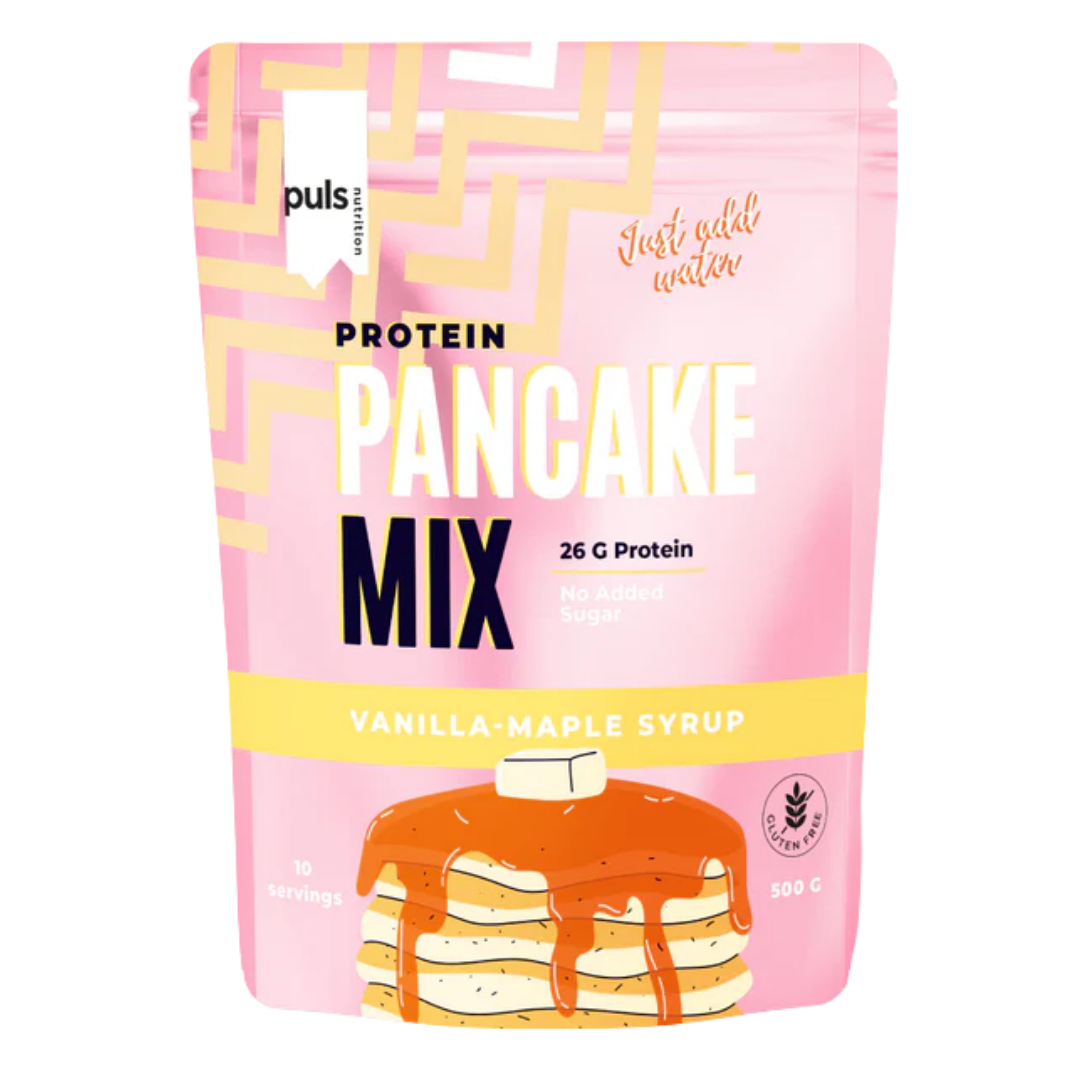 Puls Nutrition Protein Pancake Mix - Pannukakkuseos Vanilja & Vaahterasiirappi 500 g