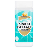 Sana-Sol Sinkkiasetaatti + C - & D-Vitamiini 100 tabl.