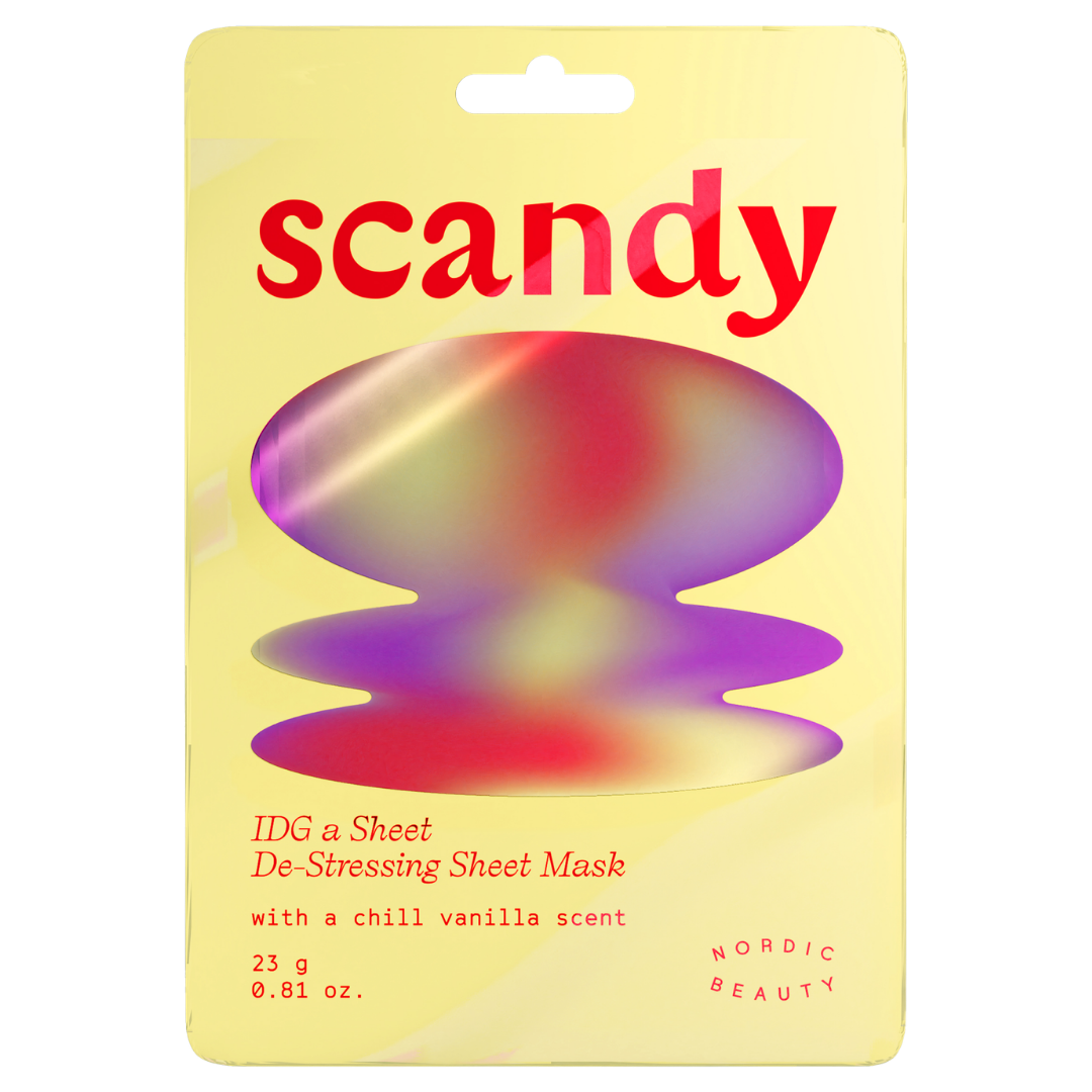 Scandy IDG a Sheet De-Stressing Sheet Mask -kasvonaamio