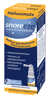 Snoreeze Nielusumute 23,5 ml - Sinunapteekki.fi