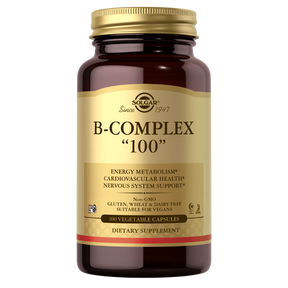 Solgar Vitamin B-Complex "100" - B-Vitamiinivalmiste 100 kaps.