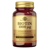 Solgar Biotin 1000 µg - Biotiini 50 kaps.