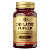Solgar Chelated Copper - Kuparikelaatti 100 tabl.