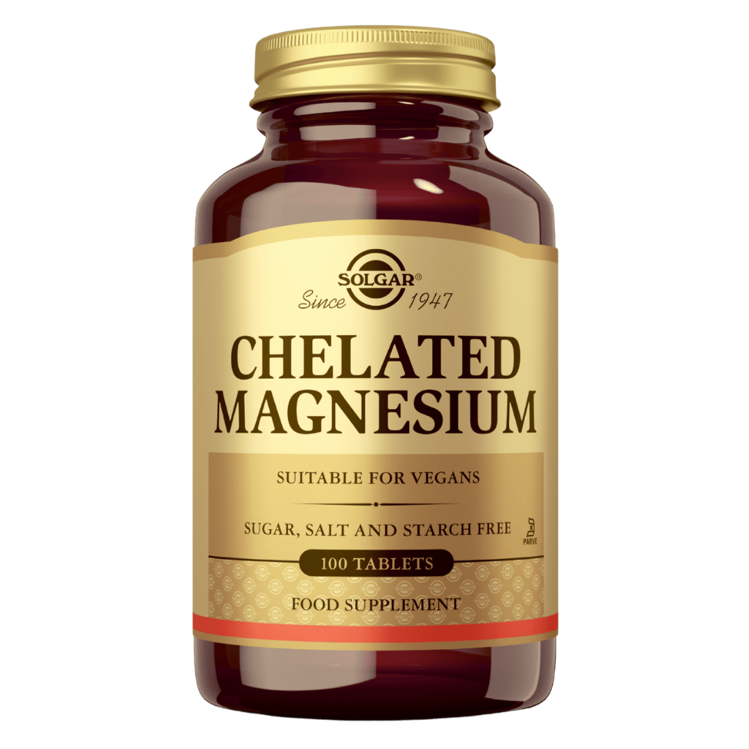 Solgar Chelated Magnesium - Magnesiumkelaatti 100 tabl.