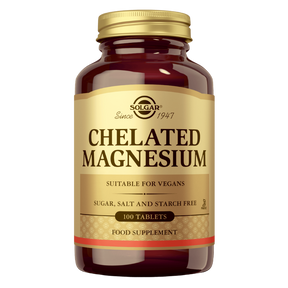 Solgar Chelated Magnesium - Magnesiumkelaatti 100 tabl.