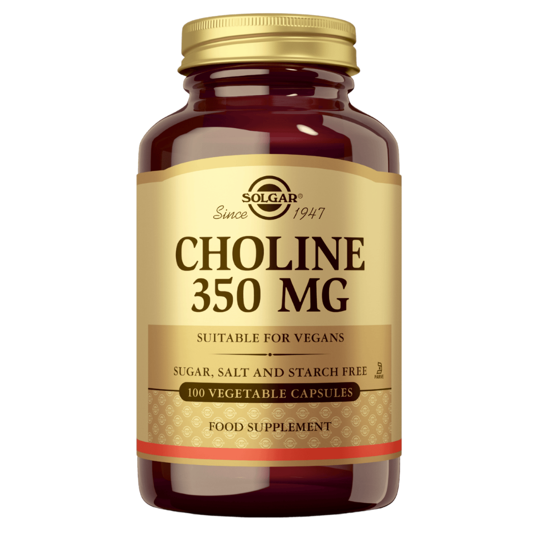 Solgar Choline 350 mg - Koliini 100 kaps.