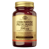 Solgar Chromium Picolinate 200 µg - Kromipikolinaatti 90 kaps.