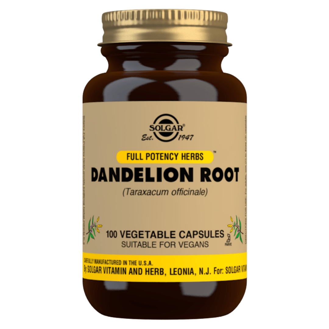 Solgar Dandelion Root - Voikukanjuuriuute 100 vegekaps.