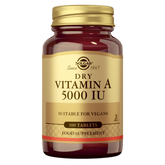 Solgar Dry Vitamin A 5000 IU - A-vitamiini 100 tabl.