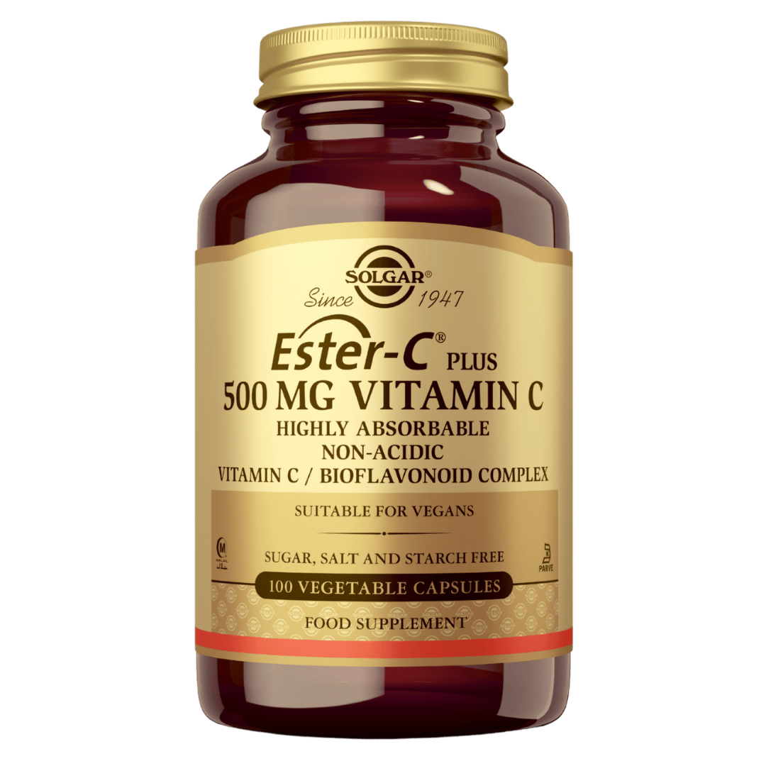 Solgar Ester C-Plus 500 mg - C-vitamiini 100 kaps.