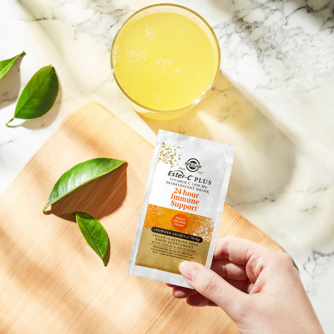 Solgar Ester-C Plus Vitamin C 1000 mg - Monivitamiini-Elektrolyytti-porejuomajauhe 21 annospussia