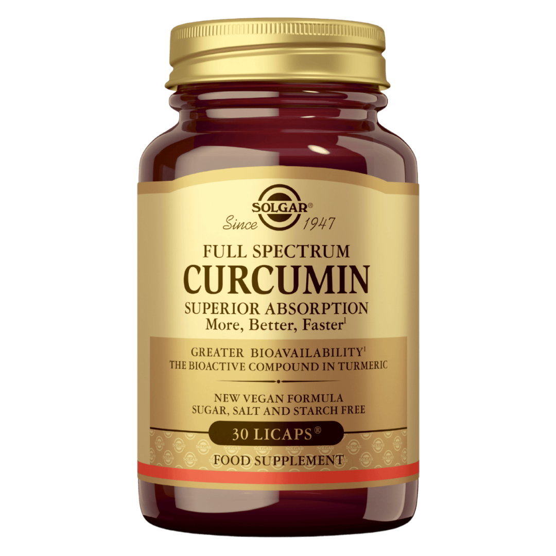 Solgar Full Spectrum Curcumin - Kurkumiini 30 kaps.