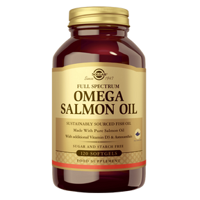 Solgar Full Spectrum Omega Salmon Oil - Kalaöljyvalmiste 120 kaps.
