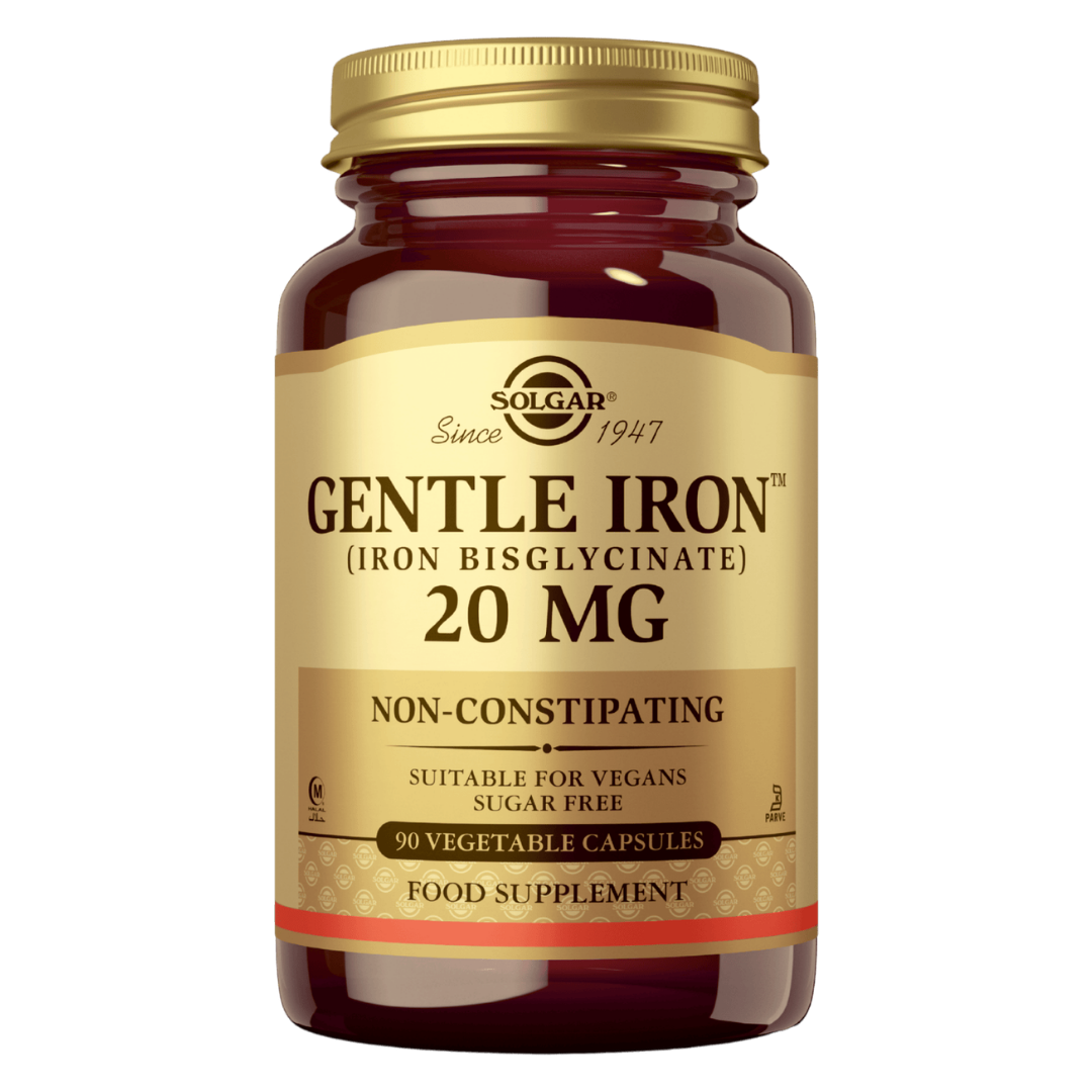 Solgar Gentle Iron 20 mg - Rautavalmiste 90 kaps.