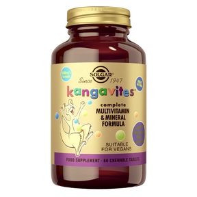 Solgar Kangavites Bouncing Berry - Pureskeltava monivitamiini lapsille 60 tabl.