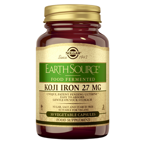 Solgar Earth Source Food Fermented Koji Iron - Rautavalmiste 30 vegetabl.