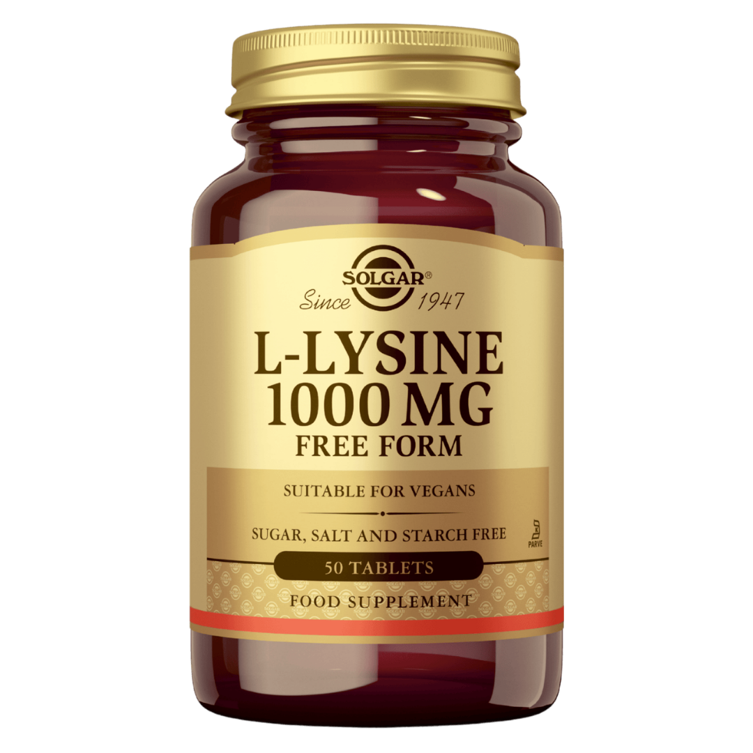 Solgar L-Lysine 1000 mg - L-Lysiini 50 tabl.