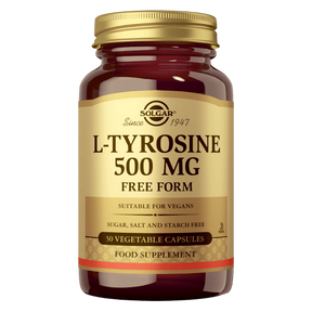 Solgar L-tyrosine 500 mg - Aminohappovalmiste 50 kaps.