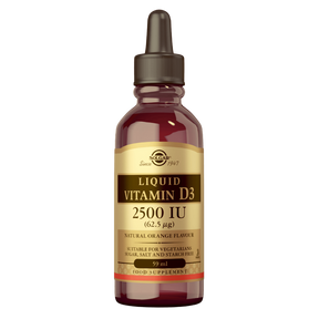 Solgar Liquid Vitamin D3 62,5 µg - Nestemäinen D3-vitamiini 59 ml