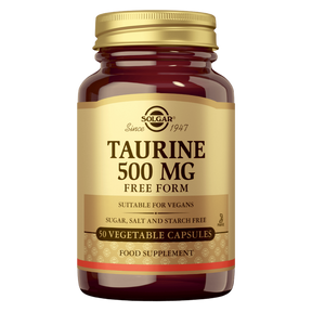 Solgar Taurine 500 mg 50 kaps. - Aminohappovalmiste