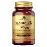 Solgar Vitamin B12 1000 µg - B12 vitamiinivalmiste, imeskelytabletti 100 tabl.