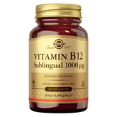 Solgar Vitamin B12 1000µg - B12-vitamiini, Imeskelytabletti 250 tabl.