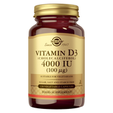 Solgar Vitamin D3 4000IU (100µg) - D3-vitamiini 120 kaps.