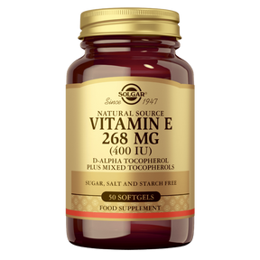 Solgar Vitamin E 268 mg - E-vitamiini 50 kaps.