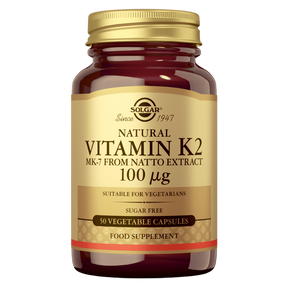 Solgar Vitamin K2 100 µg - K2-vitamiini 50 kaps.