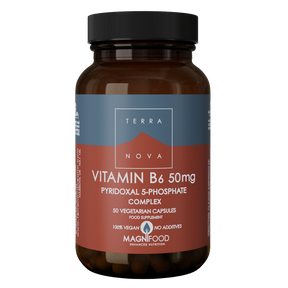 Terranova B6-vitamiini 50 mg complex pyridoksaali 5-fosfaatti (P-5-P)