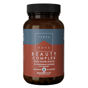 Terranova Beauty Complex Skin, Hair, Nails - Ravintolisä hiuksille, kynsille ja iholle 50 kaps.