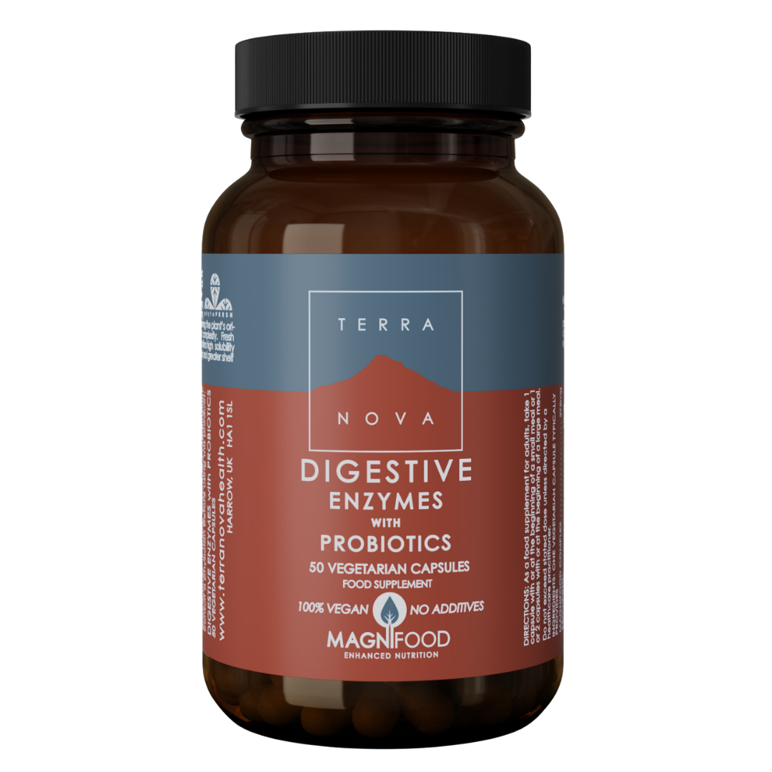 Terranova Digestive Enzymes With Probiotics 50 kaps.