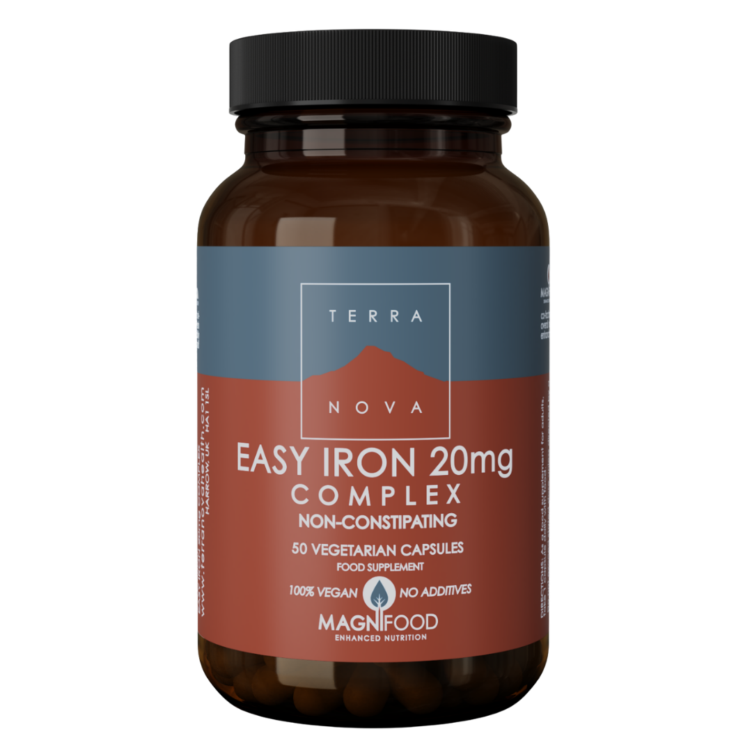 Terranova Easy Iron 20 mg Complex - Rauta- kasvivalmiste 50 kaps.