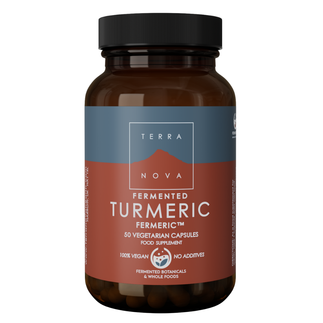 Terranova Fermented Turmeric - Fermentoitu kurkuma 50 kaps.