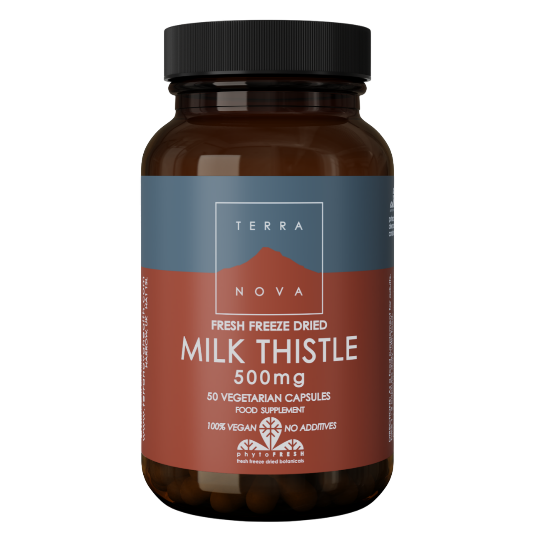 Terranova Milk Thistle 500 mg - Maarianohdake 50 kaps.