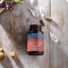 Terranova Vitamin C 250 mg Multi-Ascorbate Non-Acid Complex 50 kaps.