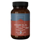 Terranova Vitamin D3 + K2 2000iu & 100 µg Complex 50 kaps.