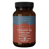 Terranova Vitamin D3 2000 IU 50 µg - D3-vitamiini 50 kaps.
