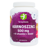 Terveyskaista Karnosiini 500 mg + E-vitamiini + Sinkki 60 kaps.