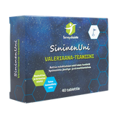 Terveyskaista Sininen Uni Valeriaana-teaniini 40 tabl.