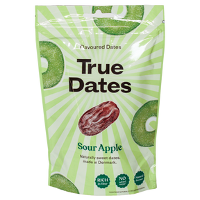True Dates Sour Apple - Taatelimakeinen Kirpeä Omena 100 g - Sinunapteekki.fi