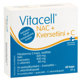 Vitacell NAC+ Kversetiini + C 60 kaps. - Sinunapteekki.fi