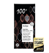 Vivani Superior Dark Cocoa - Luomu Tummasuklaa 100% 80 g