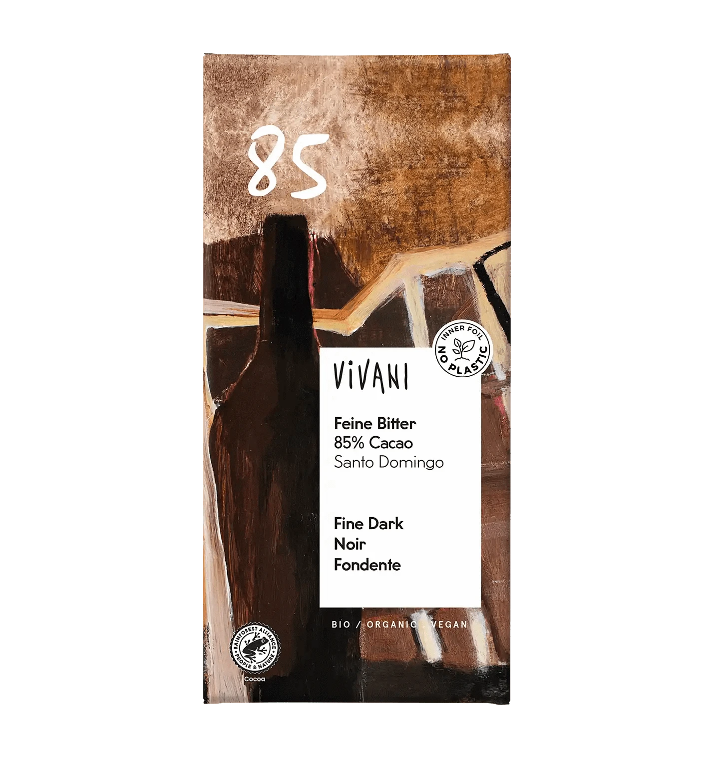 Vivani Fine Dark Cacao - Luomu Tummasuklaa 85 % 80 g