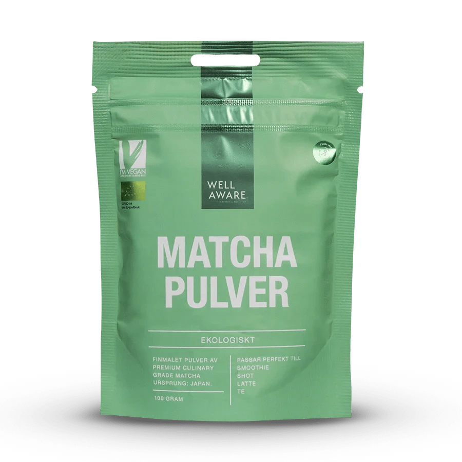 WellAware Matcha Pulver - Matchajauhe 100 g - poistuu