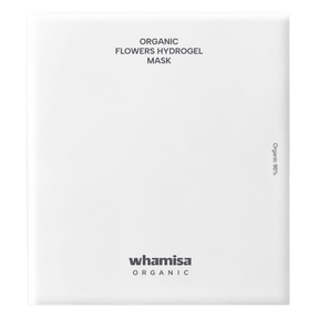 Kosteuttava ja rauhoittava Whamisa Organic Flowers Hydrogel Mask - Hydrogeelinaamio.